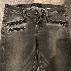 Lucky brand Stylish Gray Zippered Jeans